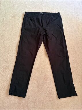 Signature Black Boot Cut Elastic Waist Pants
